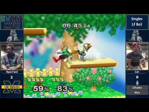 SWEET 27 - ERG.Ryan Ford (Fox) vs KJH (Green) - SSBM LF