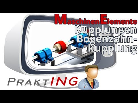 [ME] Nichtschaltbare Kupplungen Teil 2 - Bogenzahnkupplung (deutsch)