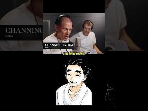 Channing Tatum and the English voice cast of Demon Slayer: Kimetsu no Yaiba Infinity Castle! #movie