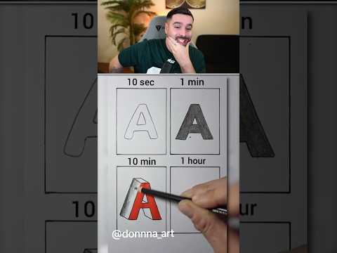 Comment dessiner un A comme un artiste ? 😱