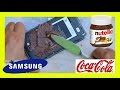 Coke + Nutella + Samsung note 2 Experiment 