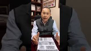 Enrique Acosta, envía mensaje a Jaime Bonilla
