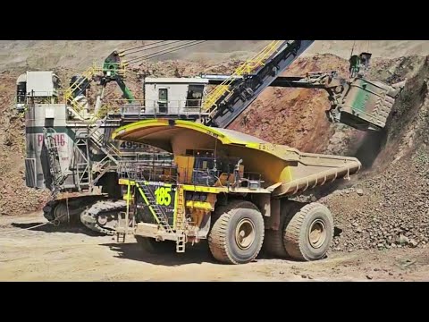 3 Best Electric Rope Shovel Machine P&H 4100 XPC - Bucyrus 495 HR & Cat 7495 - Massive Equipment