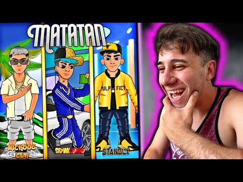 ARGENTINO REACCIONA a MATATAN - Sayian Jimmy x Standly x Nicko Og Clk (OFICIAL VIDEO LYRICS) ANIMADO