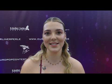 Singer Leonie Baumann Interview Euro Pop Contest Berliner Perle 2025