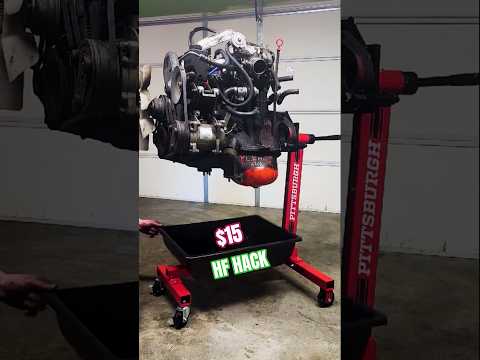 HARBOR FREIGHT HACK : $15 Engine Stand Drip Tray