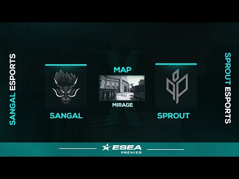 SANGAL vs. SPROUT | Bo3 | ESEA Premier S37 | 1. Harita MIRAGE