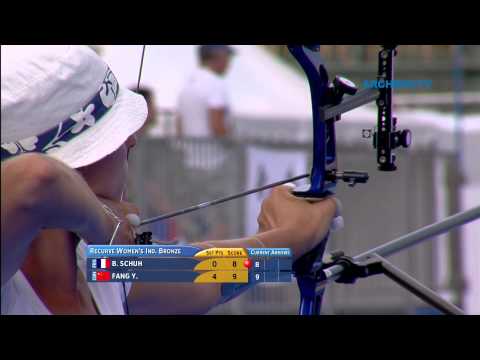 Fang Yuting v Bérengère Schuh – recurve women’s bronze | Turin 2011 World Championships