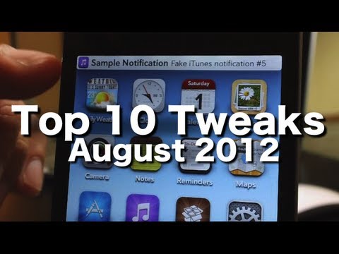 Top 10 Best Cydia Tweaks Of 2012 (August) Best Cydia Apps Tweaks Mods For iPhone & iPod Touch