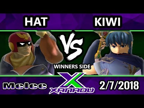 S@X 240 Melee - Hat (Captain Falcon) Vs. Kiwi (Marth) - SSBM Winners Bracket - Smash Melee