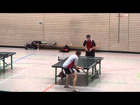 TT Scheinfeld 2015 2er T  B Kl   Heiko Schlarb TTV Neustadt vs Gerald Daeumler Grosshabersdorf 2