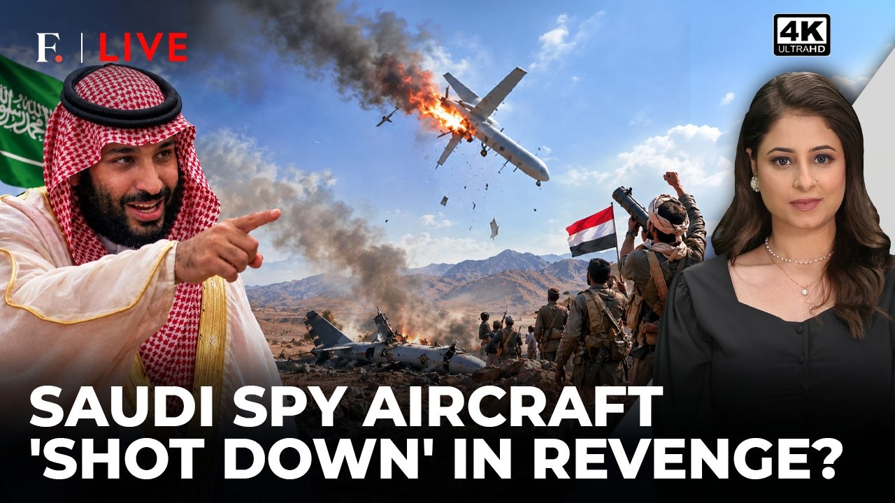 On Cam: Houthis 'Destroy' Saudi Spy Drone In 'Revenge' For Yemen Air Raids | Firstpost Live | 4K