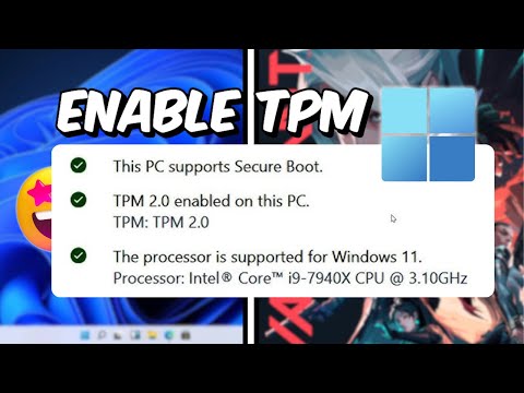 3 Methods - How To Enable Secure Boot & TPM 2.0 (100% Works)✅🔥