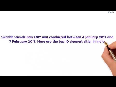 The clean city's in India