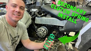 2024 CanAm Outlander/Renegade Upgraded Secondary Clutch Spring Install