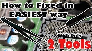 How To Repair CPU Socket Pins | LGA Socket | Processor Pins Damaged | ProTech Video #1