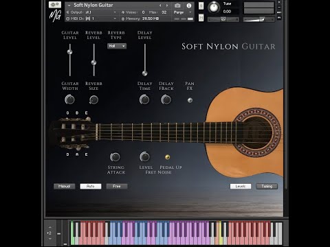 MG Soft Nylon Guitar | Kontakt Library | Acoustic Guitar