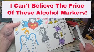 Alcohol Marker Review * Budget Friendly Markers * Watch Me Color With New Alcohol Markers