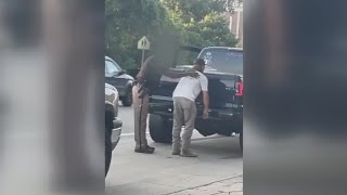 Deputy SPANKING driver at traffic stop: Caught on camera