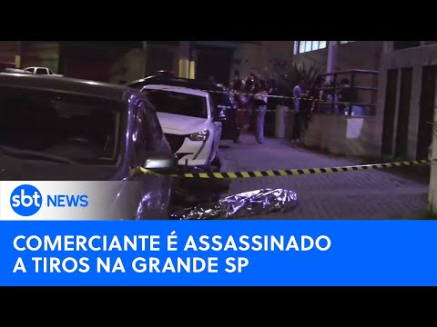 Comerciante é executado a tiros na Grande São Paulo | #SBTNewsnaTV (01/05/24)