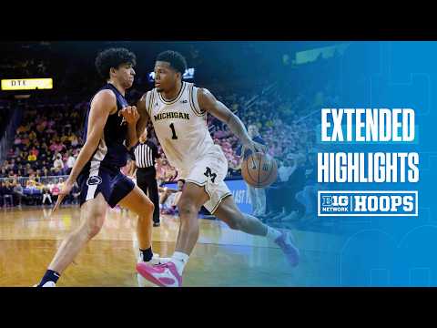 Penn State at Michigan | EXTENDED HIGHLIGHTS | Big Ten Men's Basketball | 02/05/2026