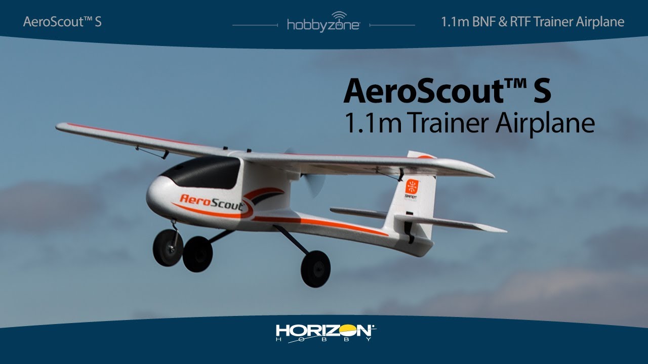 Hobbyzone AeroScout 1.1m SAFE BNF Basic