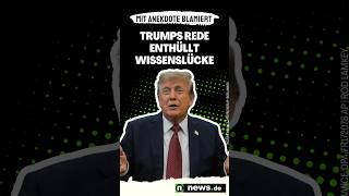 Donald Trump: Rede enthüllt Wissenslücke – Trump blamiert sich mit Anekdote