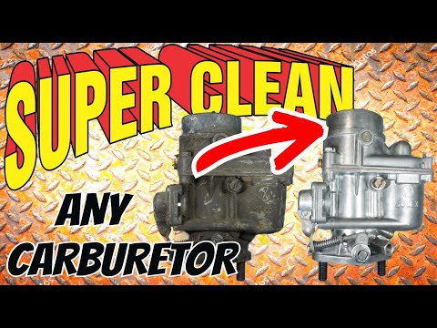 How to Super Clean any Carburetor to Like New Condition