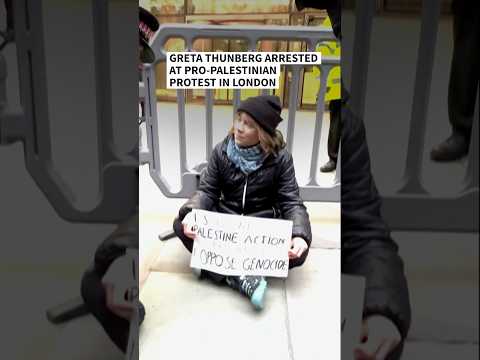 Swedish activist Greta Thunberg arrested at pro-Palestinian protest in London | AFP
