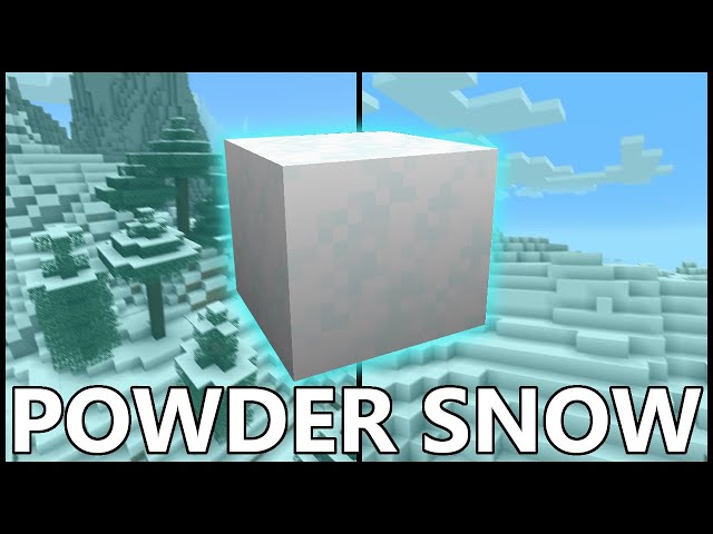 How To Get Powdered Snow In Minecraft Bedrock How to get and use powder snow in Minecraft 1.18 update