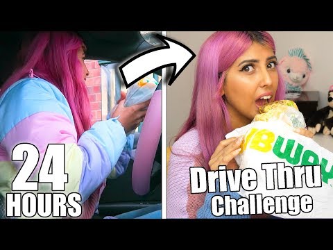 Christmas Gift Swap With Laurenzside Yammy Video - 24 hour drive thru roulette surprise challenge yammy