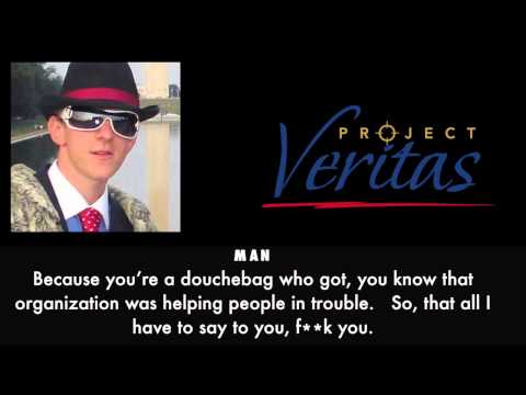 Random man recognizes James O'Keefe in parking lot and flips out!