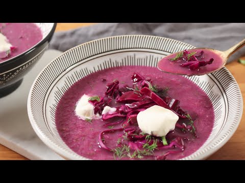 Immune system booster | Red cabbage soup