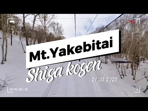 Shiga kogen | Mt.Yakebitai 12Km. route from Ichinose