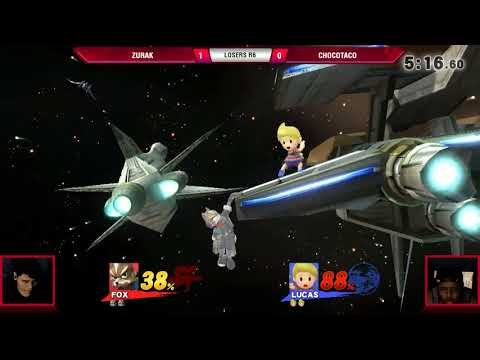 VS Weekly 8/9/18 - Losers R6 - Zurak (Fox) vs ChocoTaco (Lucas) - Smash 4