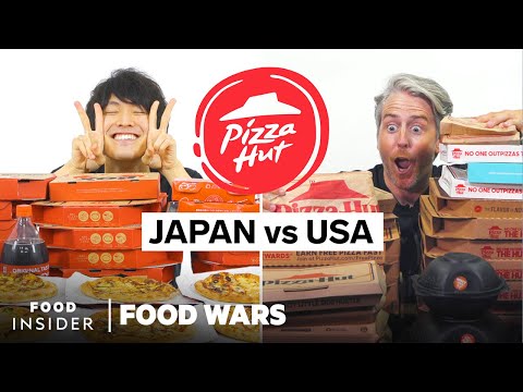 美國VS日本必勝客|食品大戰 (US vs Japan Pizza Hut | Food Wars)