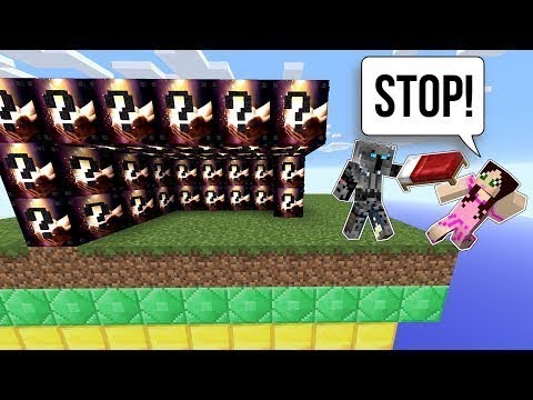 PopulatMMOs pat And Jen Minecraft OVERPOWERED LUCKY BLOCK BEDWARS! Modded Mini Game