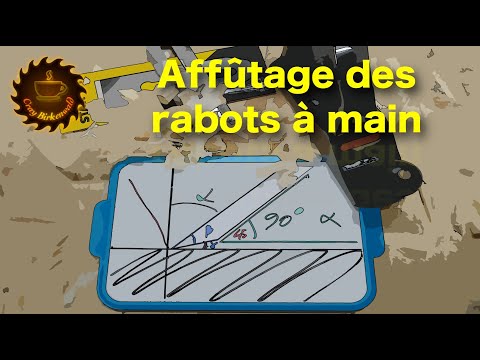 Affuter un rabot à main (technique de menuiserie)