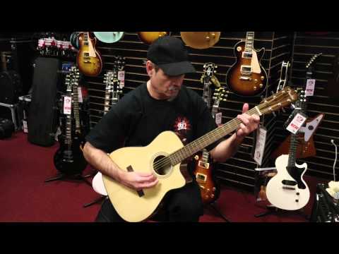 Видео-обзор товара Гитара электроакустическая Fender CF-140SCE Folk Natural