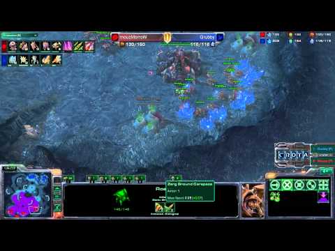 SC725 - G2 - Grubby (P) vs mouzMorrow (Z) on Xel'Naga Caverns
