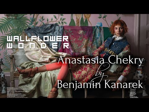 Anastasia Chekry in Wallflower Wonder by Benjamin Kanarek