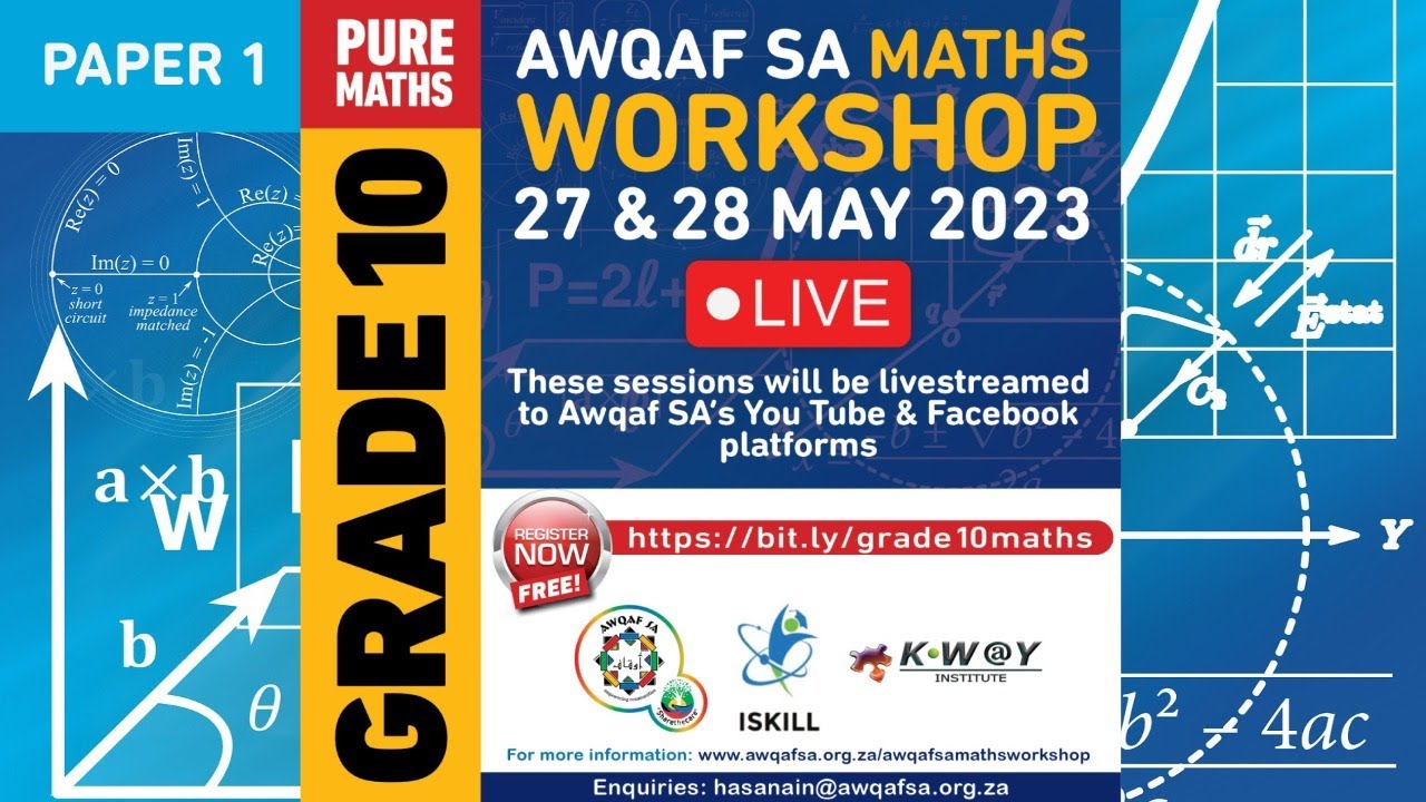 Awqaf SA Grade 10 Maths Workshop - Paper 1