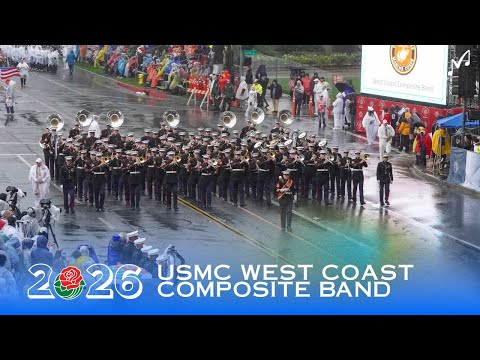 USMC West Coast Composite Band | 2026 Pasadena Rose Parade