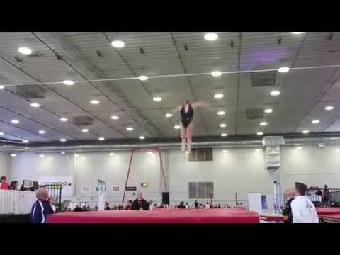 Karen Cockburn - Women's Trampoline Final - 2014 Canadian Championships