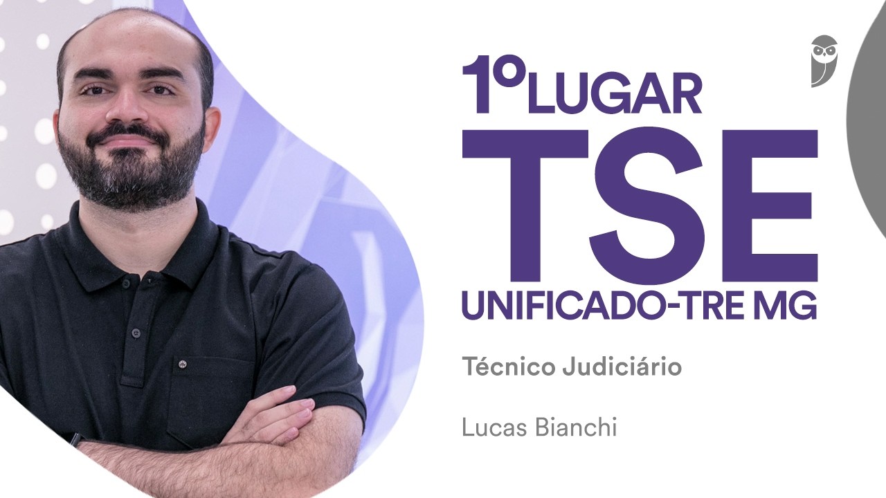 Conheça Lucas Bianchi, 1° lugar para Técnico Judiciário - Agente de Polícia Judicial no TRE-MG