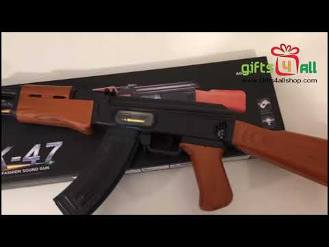 AK 47 GUN TOY GAME GREAT FOR KIDS CHILDREN GIFT PRESENT