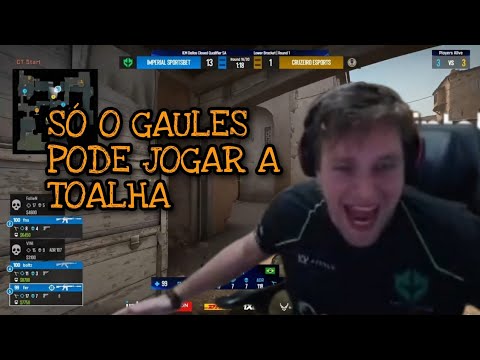 SÓ O GAULES PODE JOGAR A TOALHA!!! KKKKKKKK
