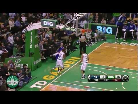 Rajon Rondo Triple-Double - 23 points - Highlights vs New York Knicks 1/24/2013 - [HD]