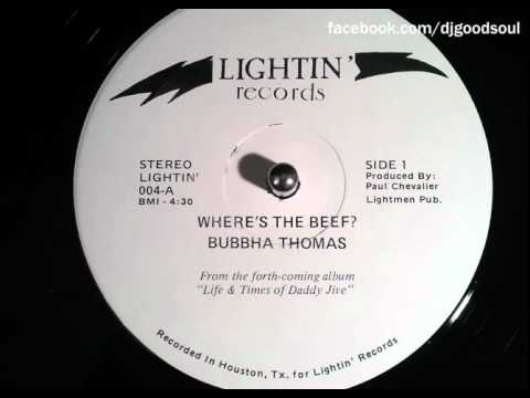 Bubbha Thomas - Where's The Beef?