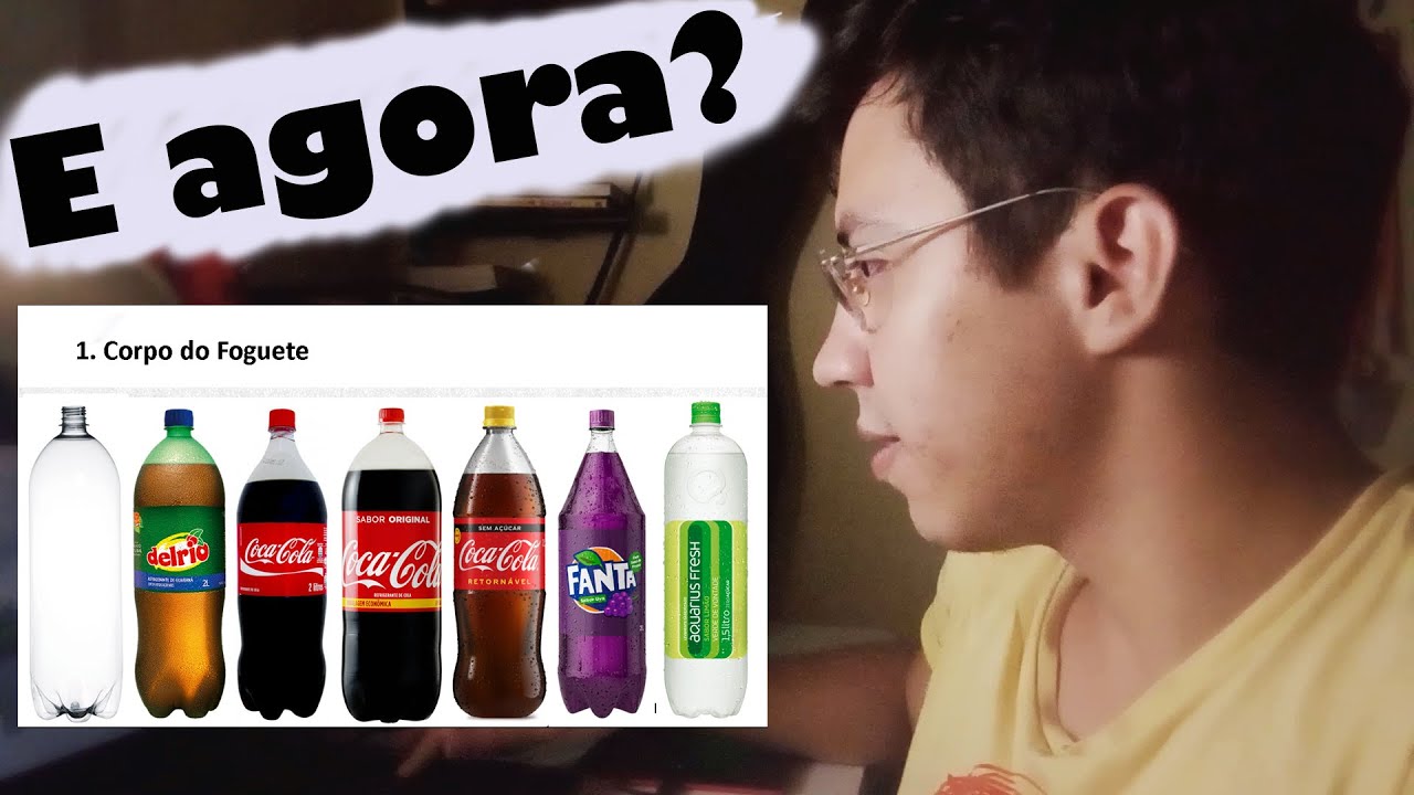 Qual garrafa utilizar para o corpo do meu foguete? #28